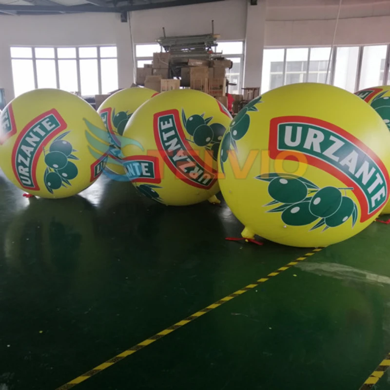Reklamowe dmuchane modele z PVC z własnym logo, latające balony reklamowe, gigantyczne, duże 4-metrowe dmuchane balony na hel.