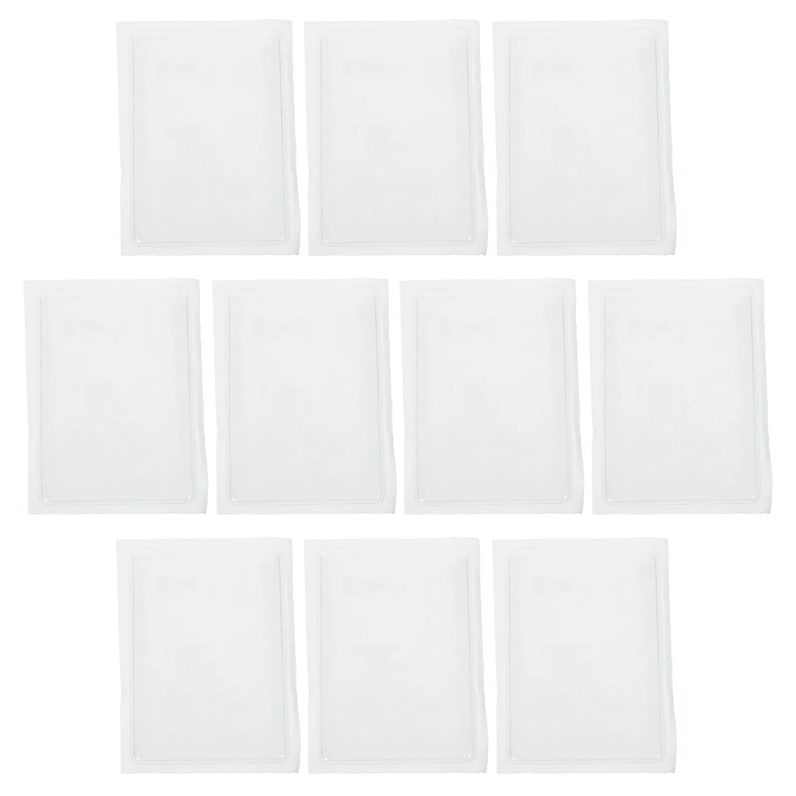 10 قطعة حاملي بطاقات التسمية اللاصقة شفافة ذاتية اللصق حافظة بطاقات لمستلزمات المستودعات صندوق توصيل حماة التسمية #3