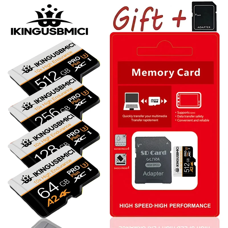 Advanced Memory Card TF Cards SD Cards Micro TF SD Card 256GB 512GB 32GB Full HD A1 Magnet Proof for Camera Nintendo Switch