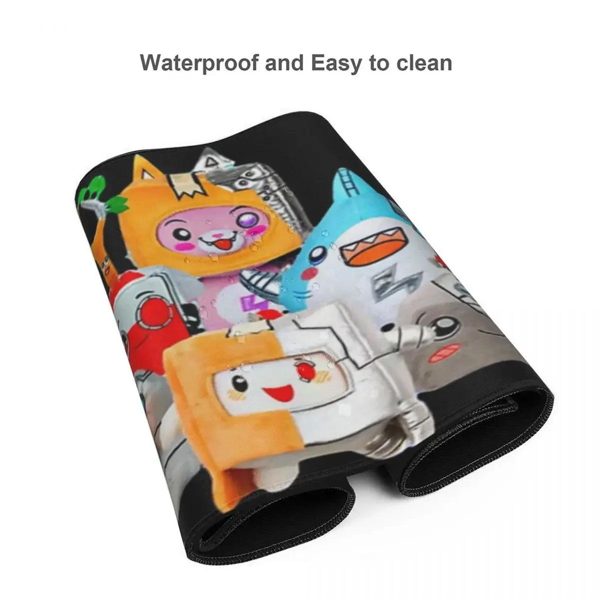 Rocky Lankybox Lanky Box Large Mouse Pad Computer Keyboard Mouse Mat Gamer PC Laptop Desk Mat Office Accessories Table Mats