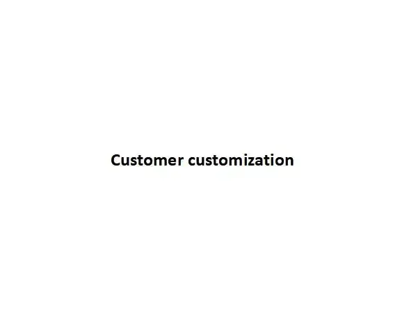 Customer customization