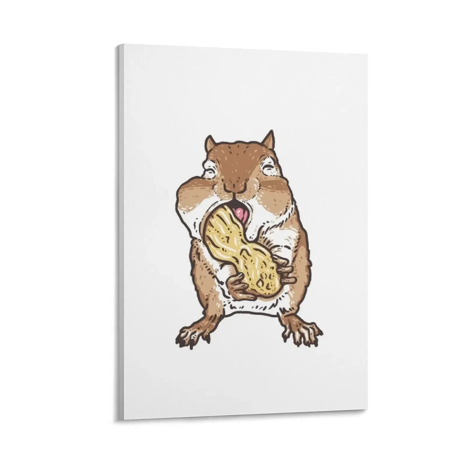 

Van Gogh the Chipmunk Canvas Painting room decorations anime posters wall decoration paintings