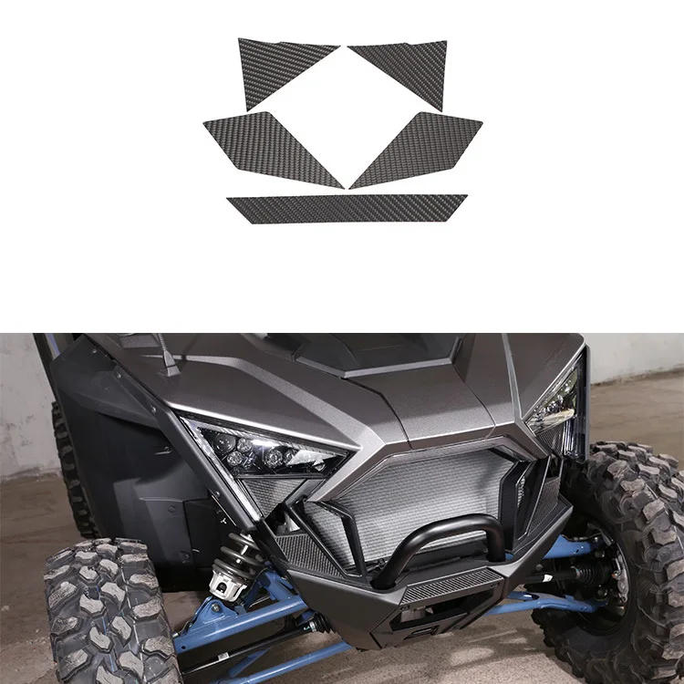 front face trim  For Polaris knife RZR PRO XP UItimate  carbon fiber sheet