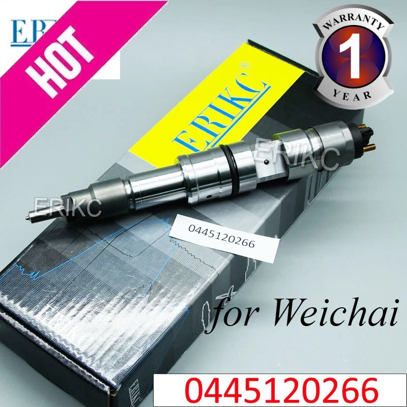 0445120266 Conjunto de inyector de combustible 0445 120 266 inyección diésel 0 445 120 266 para Weichai 612640090001 612630090012
