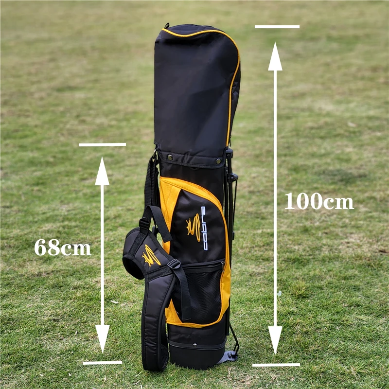 

Kids Golf Stand Bag - Lightweight Junior Carry Bag w/ Legs, Adjustable Shoulder Strap for Youth Clubs & Accessories