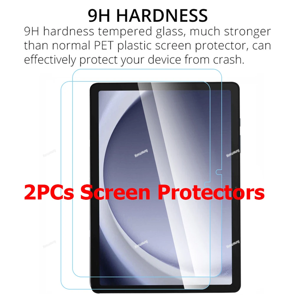 2PCs Screen Protector for Samsung Galaxy Tab S6 Lite A9 Plus A8 A7 S5e A6 A S2 S3 S4 Note 10.1 Tempered Glass Scratch Proof Film