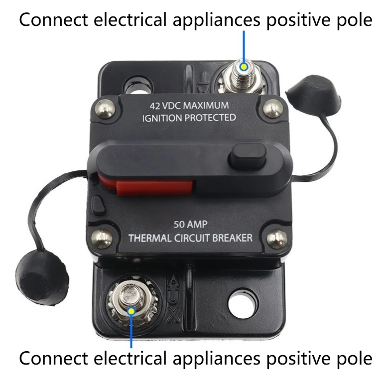 Disyuntor automático para yates RV con protección automática del disyuntor y interruptor de disyuntor recuperable