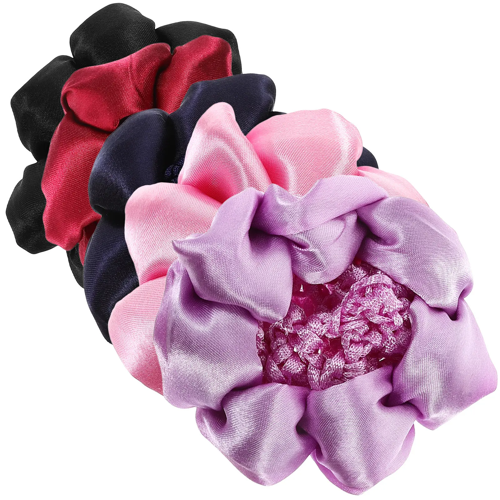5Pcs Comfortable Elastic Hairnet Premium Hair Bun Cover for Dancers Professionals Formal Events Work Dance Styling Hair Holding
