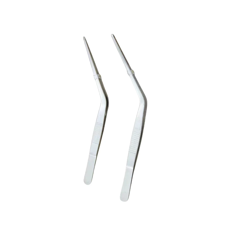 

Medical Ear Dressing Forceps Wax Earpicker Removal Angled Clamp Clip Nasal Curved Earwax Clip Remover Tweezers Cocktail Tool