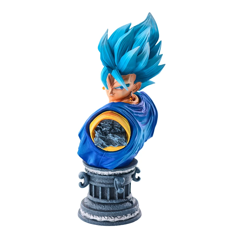 JT Neue 40cm Dragon Ball Cloud Rising Vegetto Höhe 3 Kopf-Skulpturen Austauschbare Hände Anime-Figur Dekoration Sammlerstück Spielzeug – Detail 3