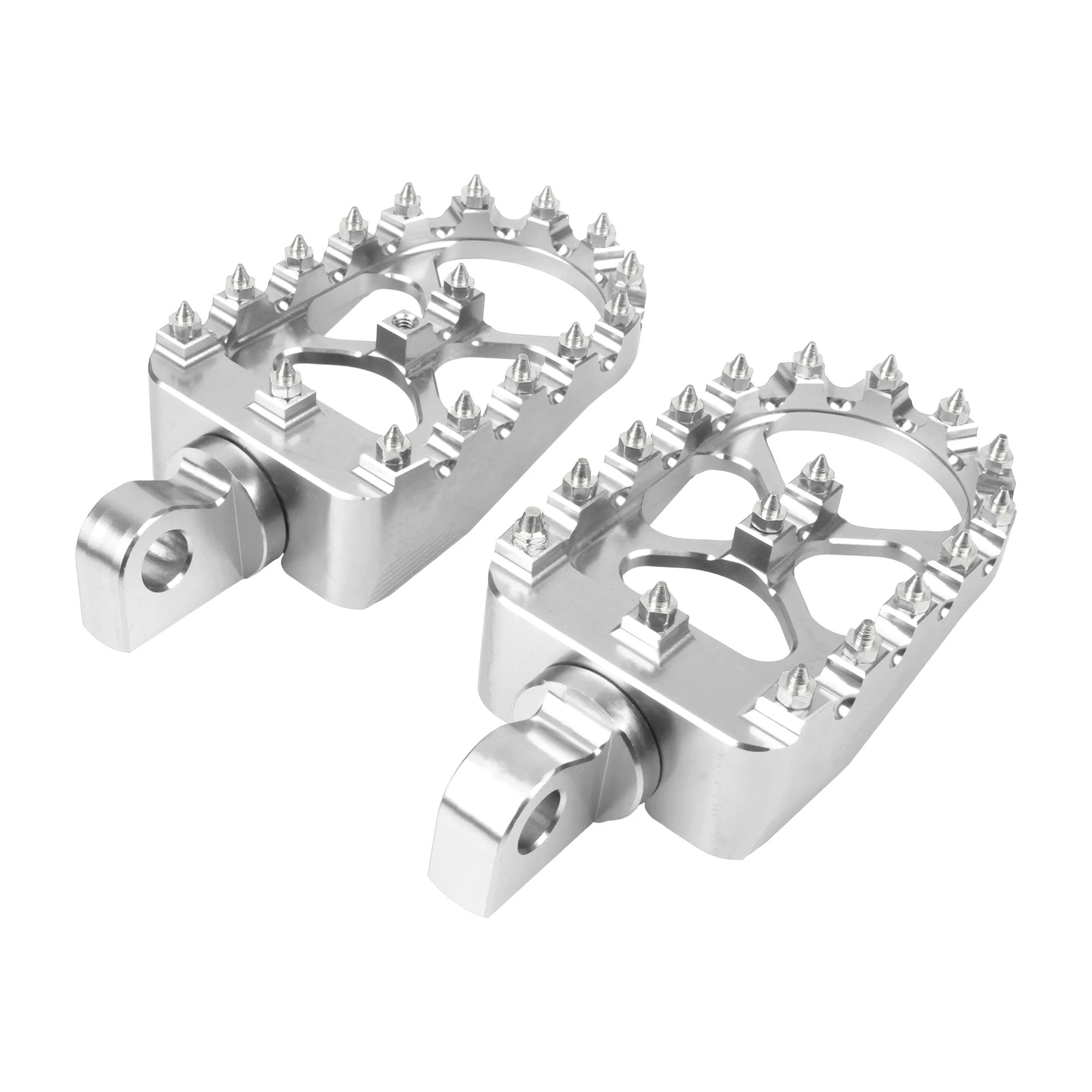 Universele motorfietsvoetsteunen 360 °   CNC brede vetronde voetsteunen voor Harley Dyna Fat Bob Softail Sportster Street Bob Motocross