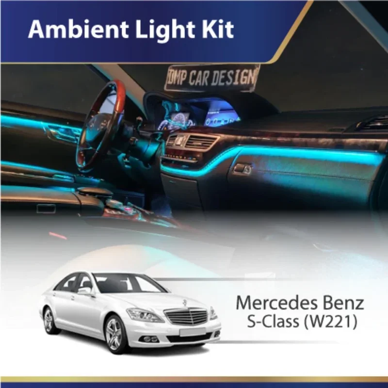 LED Auto Lighting System Car W221 Ambient Light Kit Suitable For Mercedes Benz S-class W221 2006-2013