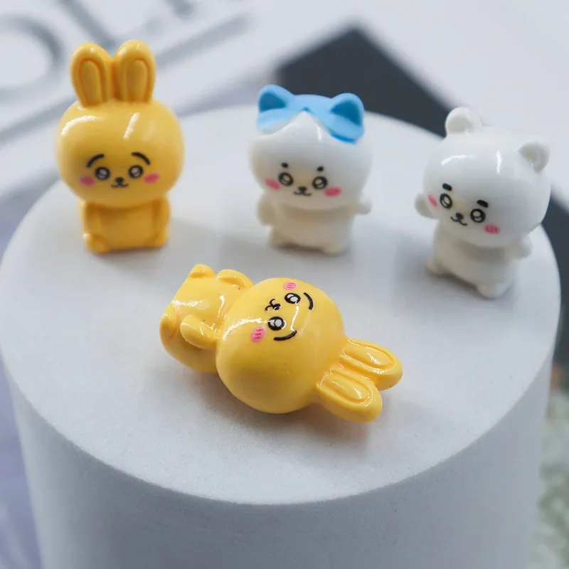 Chiikawa Cute Hachiware Usagi Cartoon Cute Jewelry Diy Cream Glue Phone Case Accessories Handmade Materials