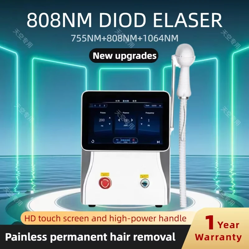 Professional laser permanent hair removal machine 3 wavelength diode laser hair removal machine