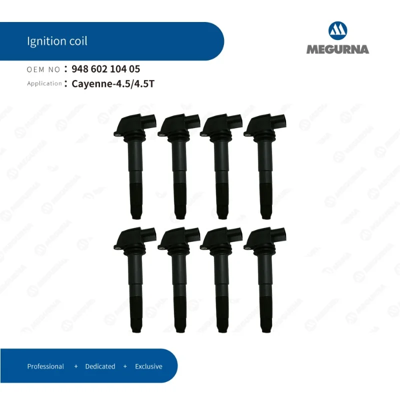 

MEGURNA 1/4/8pcs ignition coil fit for Porsche Cayenne 4800 4850 4.5L 4.5T V8 Engine parst 94860210405 94860210401 94860210403