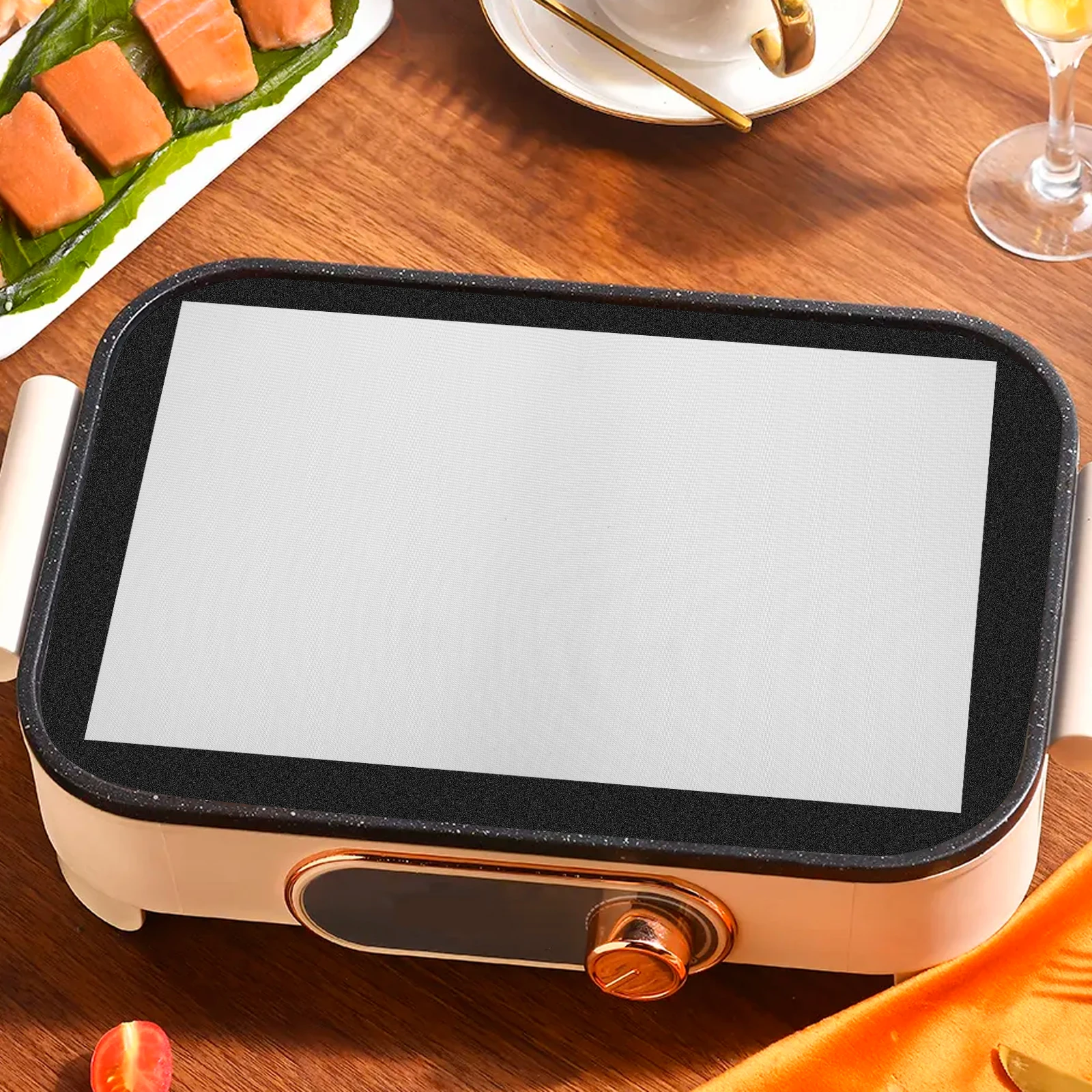 

Silicone Baking Mat 12inx10FT White Reusable Nonstick Bakeware Pastry Mat Oven Liner Dough Rolling Heat Insulation Kitchen