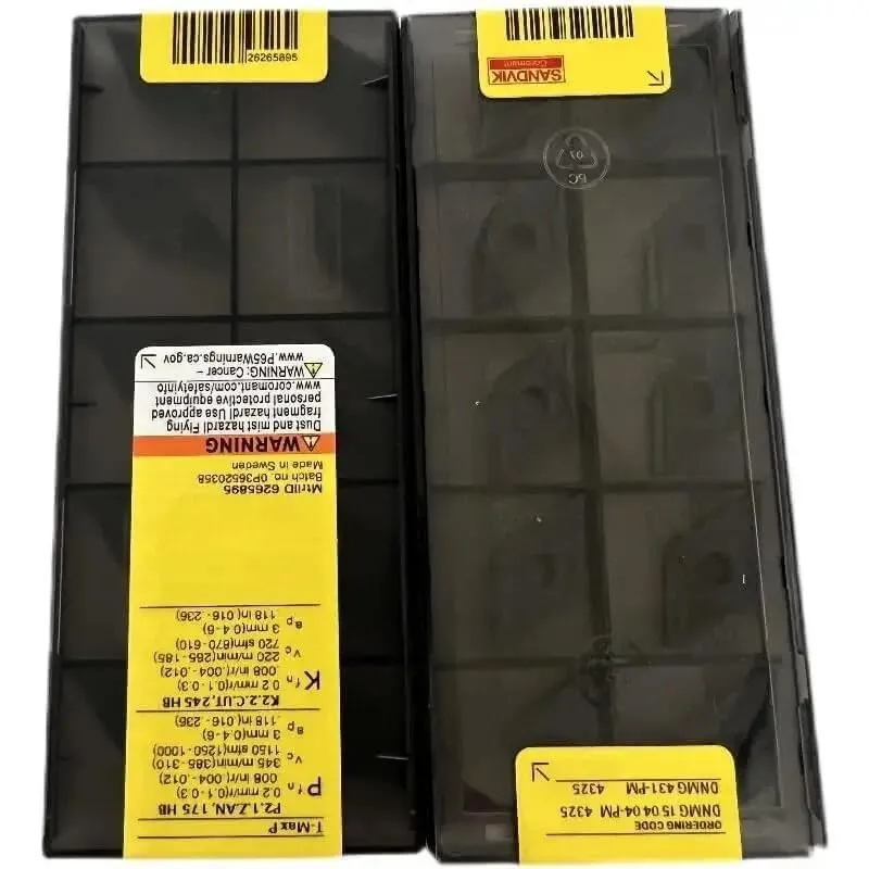 

Original SANDVIK / DNMG150404-PM 4325 / Hard alloy CNC Blade 10 Pcs