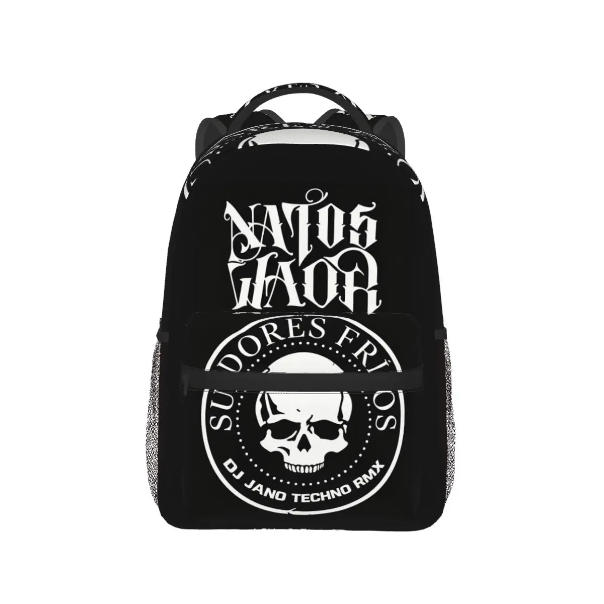 

Vintage Rap Duo Natos Y Waor Album Print Backpack Hot Sale Daypack Large Capacity BookBag School Bag Shoulder Bags for Men Women
