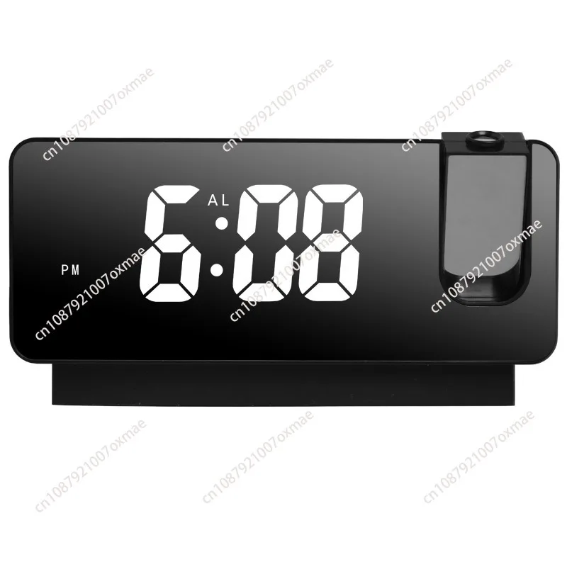 LED Digital Alarm Clock Table Watch Electronic Desktop Clocks USB Wake Up FM Radio Time Projector For Bedroom Living Room