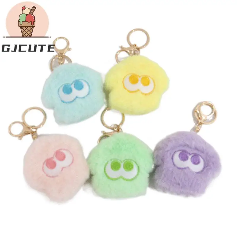 Kawaii Squid Plush Doll Pendant Game Splatoon Toys Creative Mini Backpack Decorative Key Chain Christmas Gifts For Friends