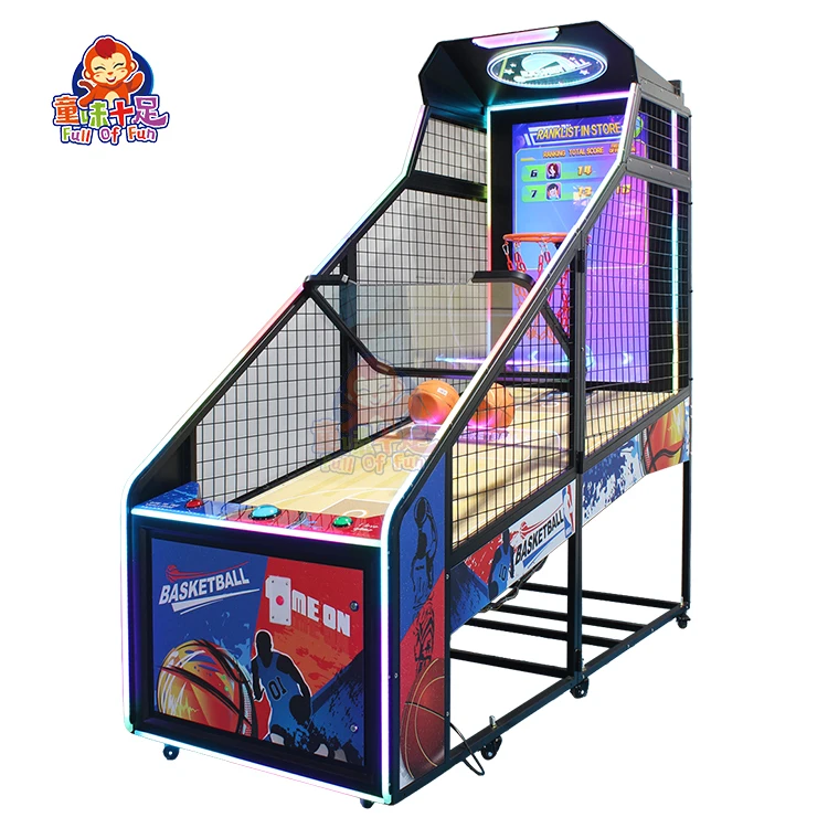 

Children Arcade Basketball Machine Coin Operated Game Machine for Indoor Playground Use
