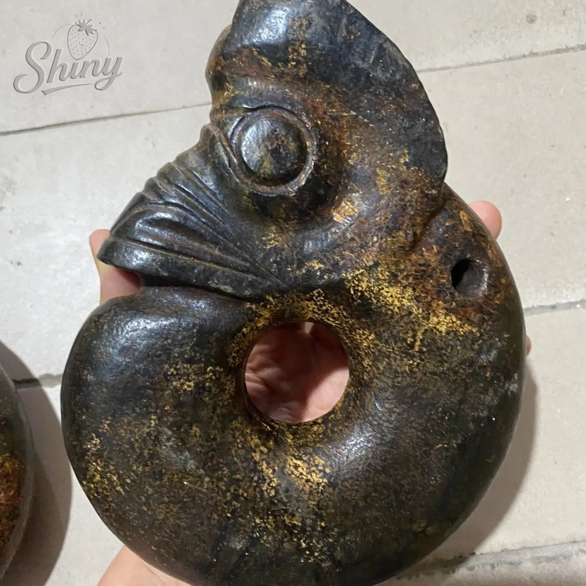 

7" Old China Hongshan Culture Old Jade Carved Sacrifice Pig Dragon Statue Antique Collectibles, Decorative Items