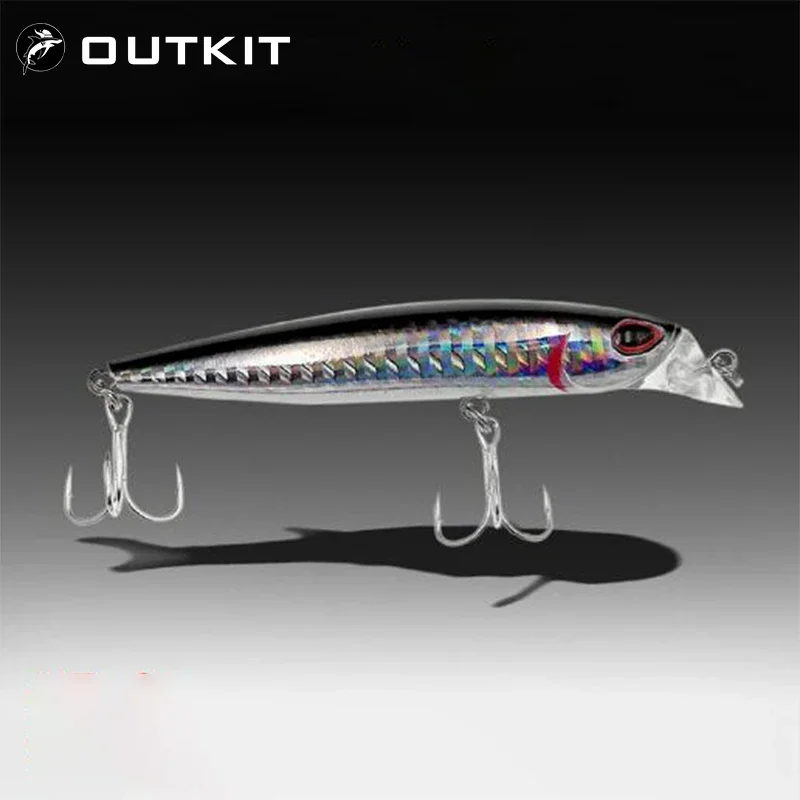 OUTKIT High Quality Fishing Wobbler 10.5g 9cm Floating Laser Minnow Pike Bass Fishing Lures Peche Isca Artificial Crank 3D Eyes