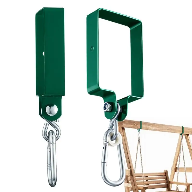 

Swing Hooks Heavy Duty 2-piece Swing Set Hardware Extension Replacement Bracket Accessories Swivel Connects for Backyard Deck