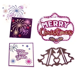 Postage Pop-up Christmas Tree Add on Metal Cutting Dies And Clear Stamps For DIY Scrapbook Paper Craft Handmade Embossing Mould