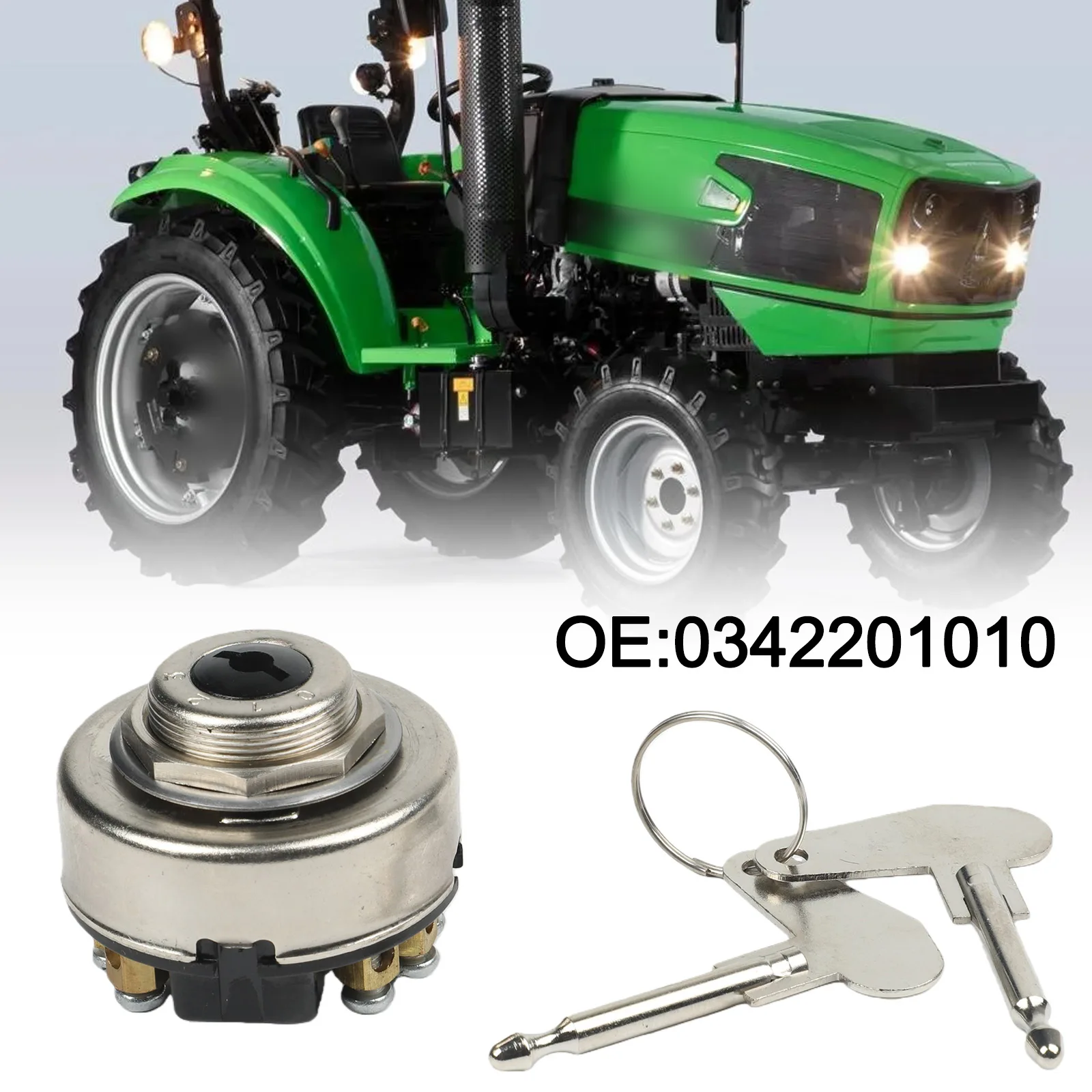 Lanz Key Ignition Tractor Light Switch Easy Installation Heavy Duty Construction Robust Material Eliminate Additional Components
