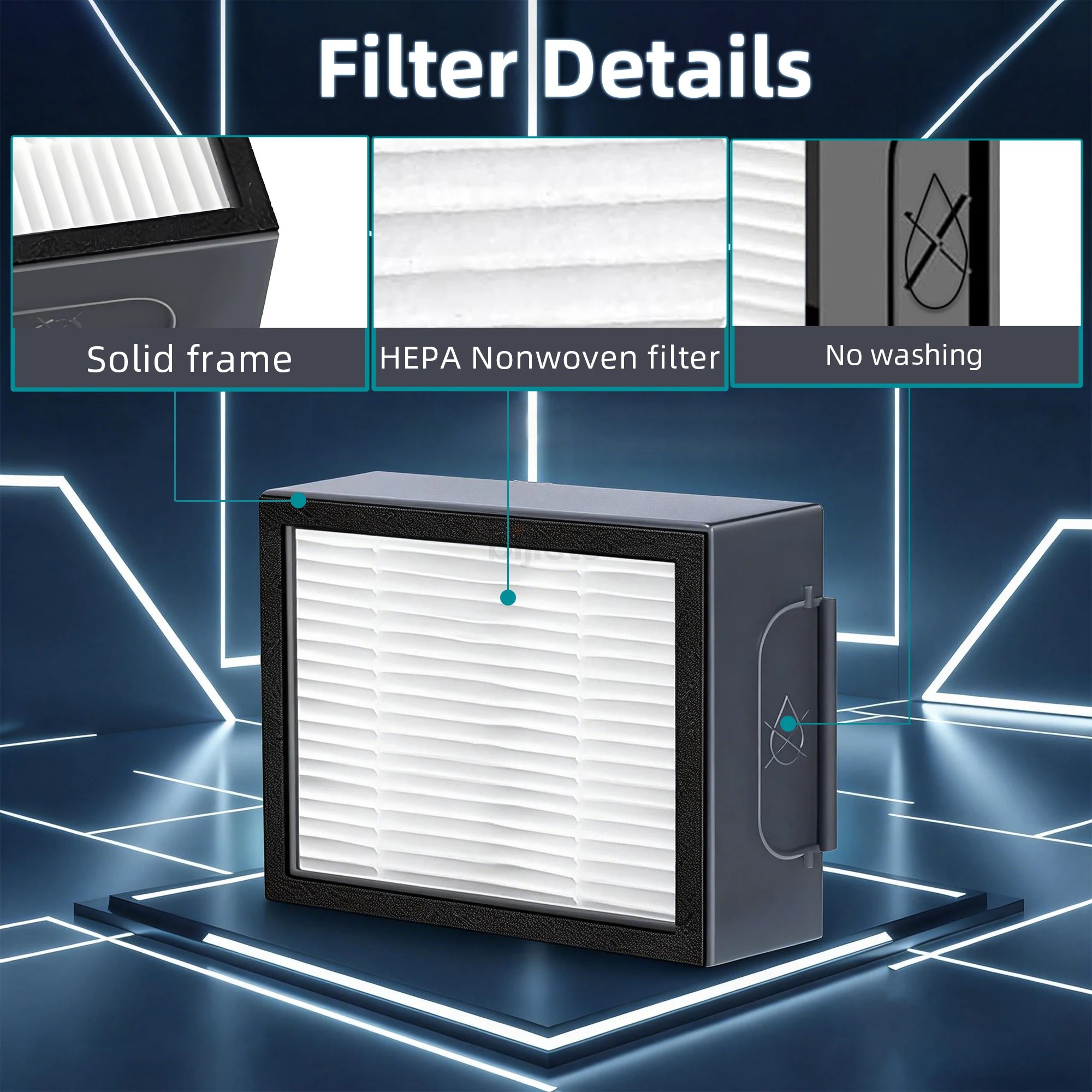 Filters Replacement For iRobot Roomba E I&J Series E5 E6 i1 i3 i4 i5 i6 i7 i8 J5 J6 J8 Vacuum Cleaner, Not For Combo J7 J7+ image 3