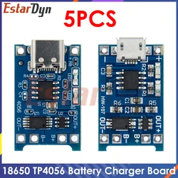 5 pz 5V 1A Micro/Type-c/Mini 18650 TP4056 modulo caricabatteria al litio scheda di ricarica con protezione doppia funzione li-ion