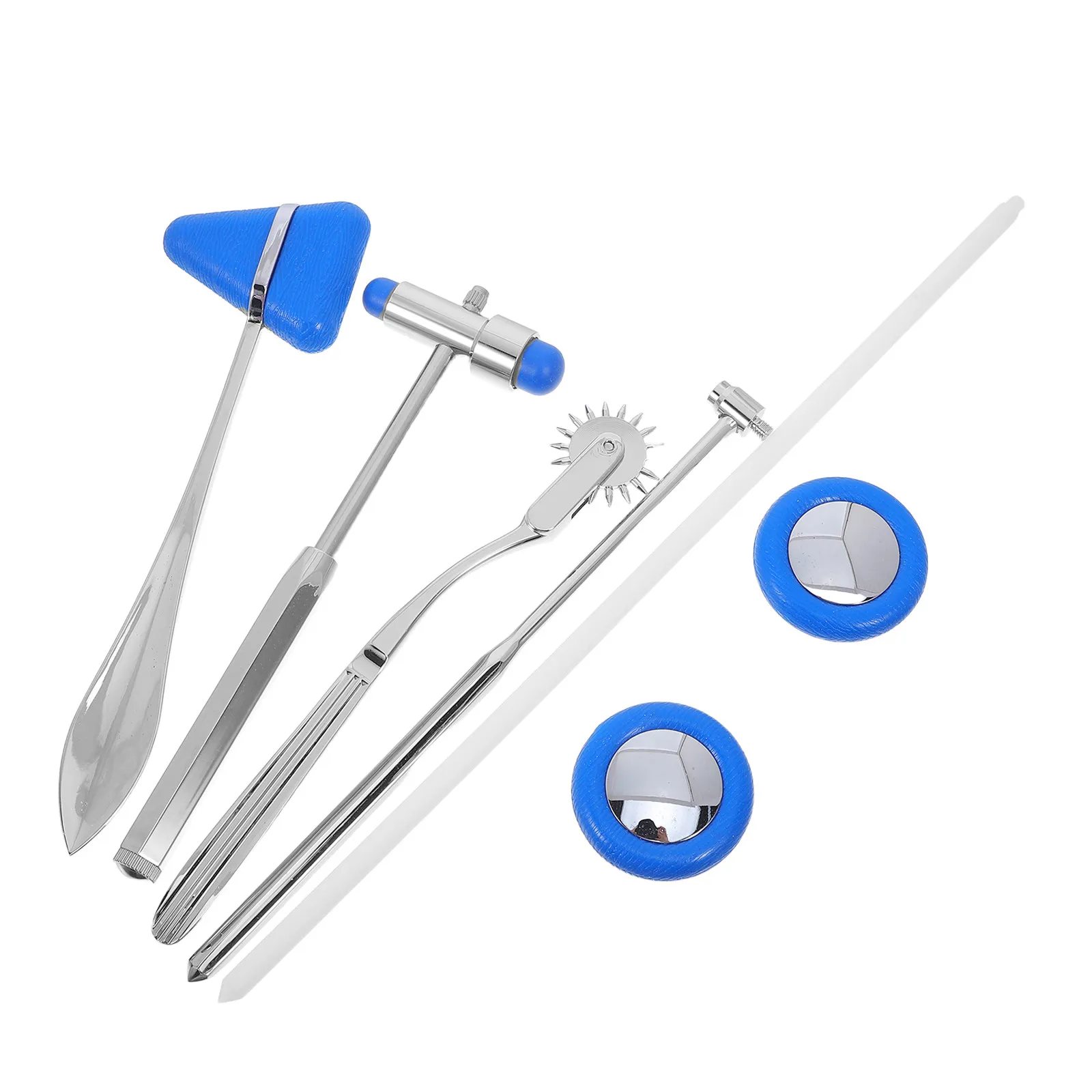 

1Set Multifunctional Neurological Hammer Medical Diagnostic Instrument Portable Clinic Reflex Hammers Kit Blue Student Doctor