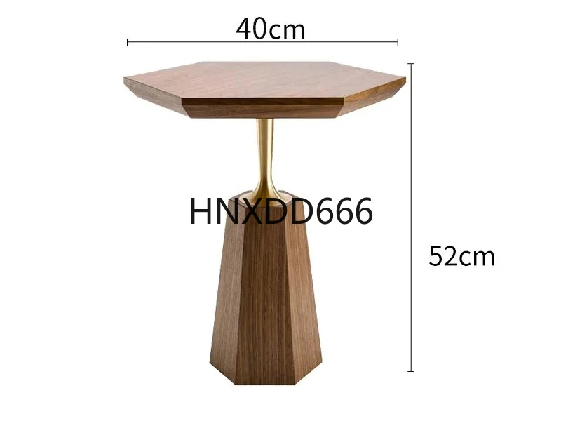 

Современный минималистичный небольшой столик, образец комнаты, шпон жонглев Regia, шестисторонний угловой светильник, роскошный приставной столик для дивана