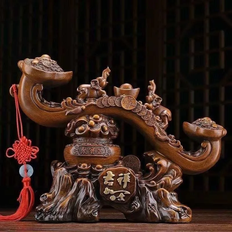 wealth-attracting-prosperous-home-ornament-tv-cabinet-living-room-decorations-luy-charm-entrance-polyresin-crtwork-gift
