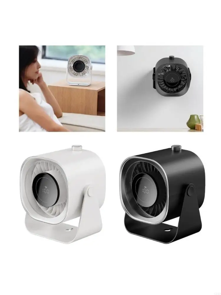 

5000mAh Air Cooling Fan Travel Fan Small Desk Fan USB Hanging Fan Travel Fan Quiet Fan 100 Speed Adjustable ABS Texture N58D