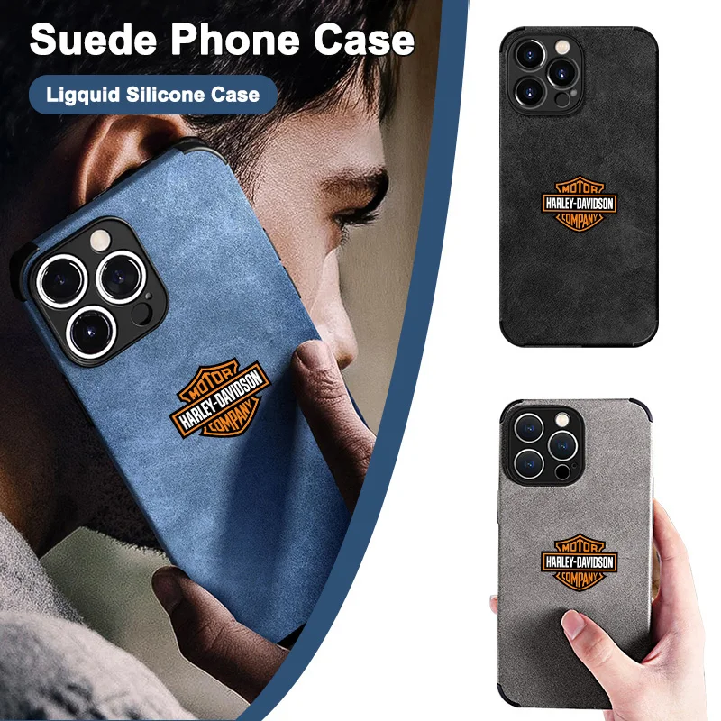 Para Harley Davidson PA1250 Moto logo funda de teléfono carcasa para iPhone 16 15 13 14 12 11 Pro Max Mini 8 XR XS 16 Plus 15Pro MAX