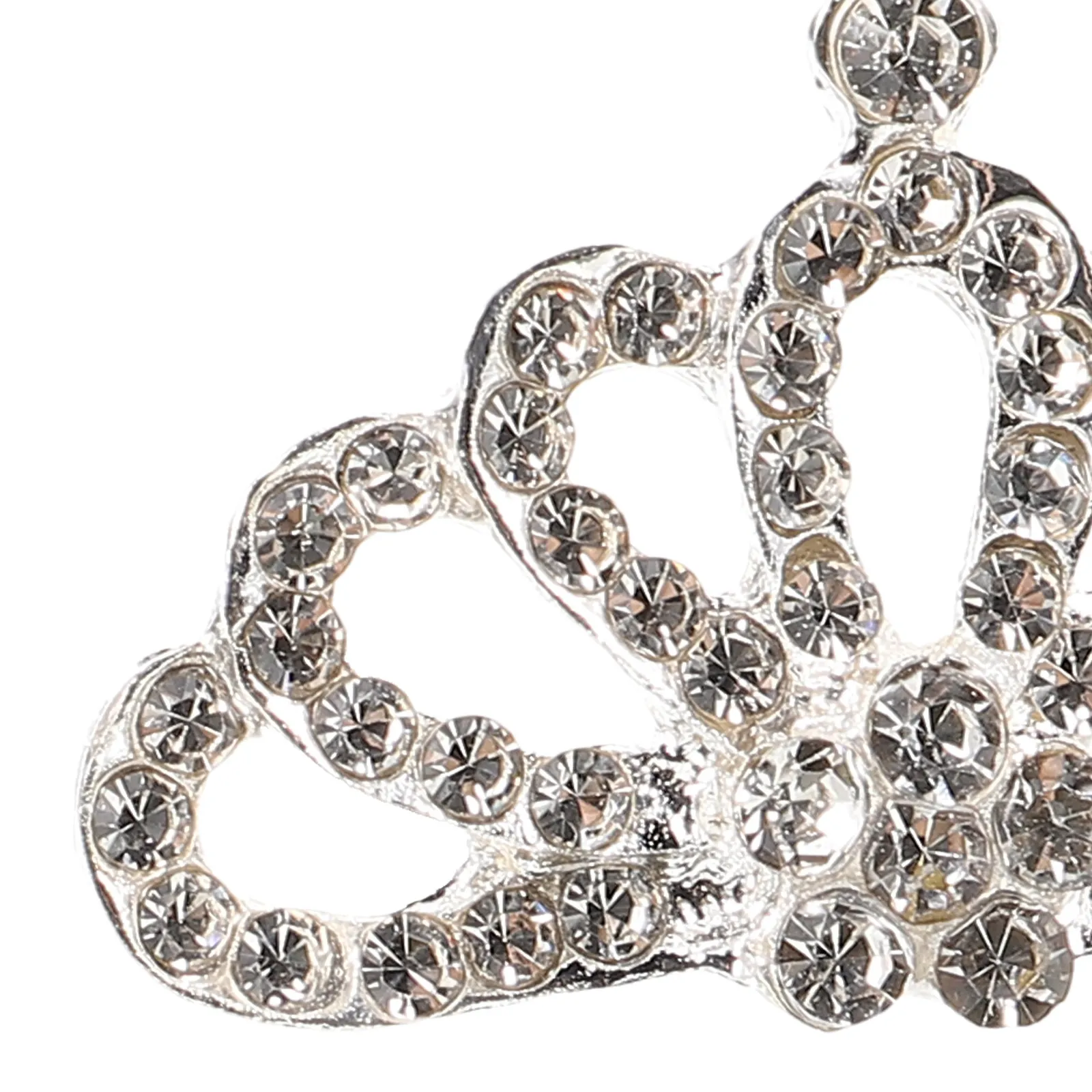 

Набор из 4 мини-гребней-тиар с стразами для девочек: элегантный блестящий дизайн, устойчивая конструкция, идеально подходят для вечеринок и мероприятий