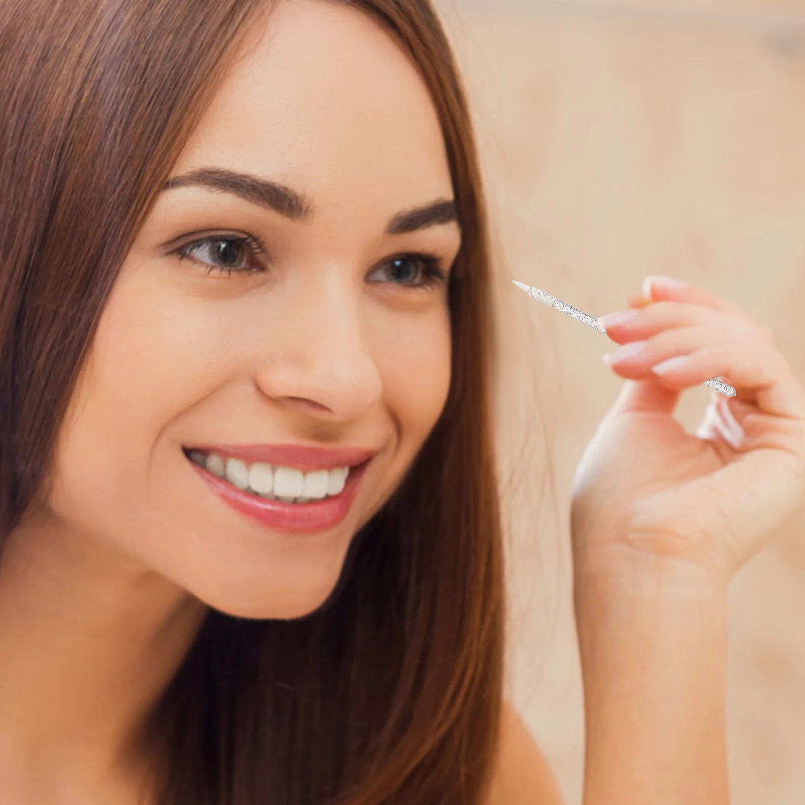 Set di pennelli per eyeliner in nylon per applicazioni precise Trucco per occhi Fodere per labbra Dettagli ombretti Punte morbide Design ergonomico