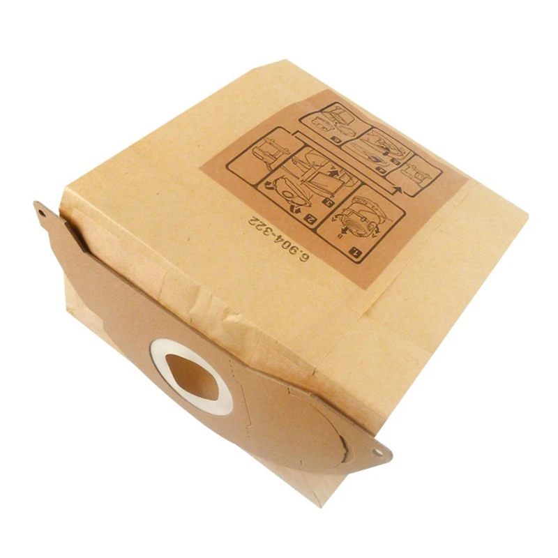 Пылесос для микрофильтрации, бумажный мешок с пылевым фильтром, грязевые мешки большой емкости для Karcher