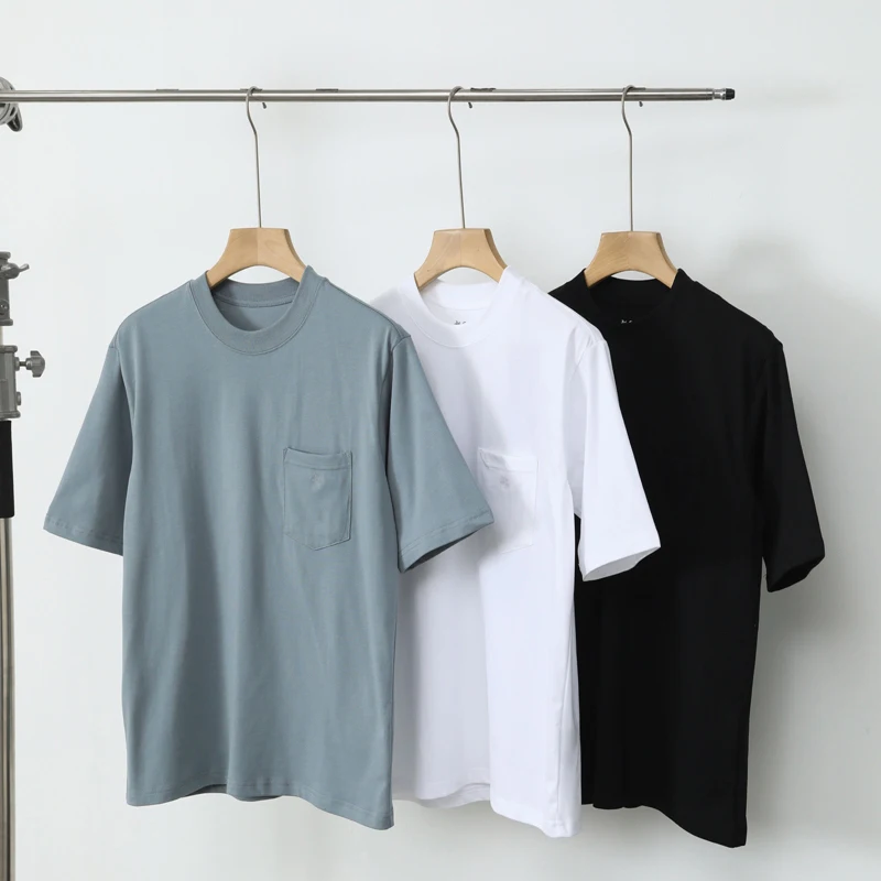 

Футболка унисекс Goldwin с принтом и карманами, высококачественная, с коротким рукавом, свободного кроя, с круглым вырезом, в комплекте с пылезащитным мешком