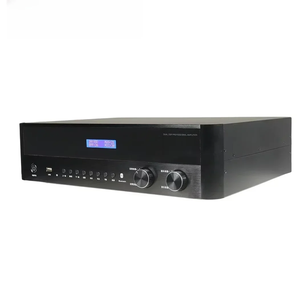 

150W+150W+300W Analog DSP Audio Power Amplifier Karaoke Home Theater KTV Sound System Karaoke Amplifier