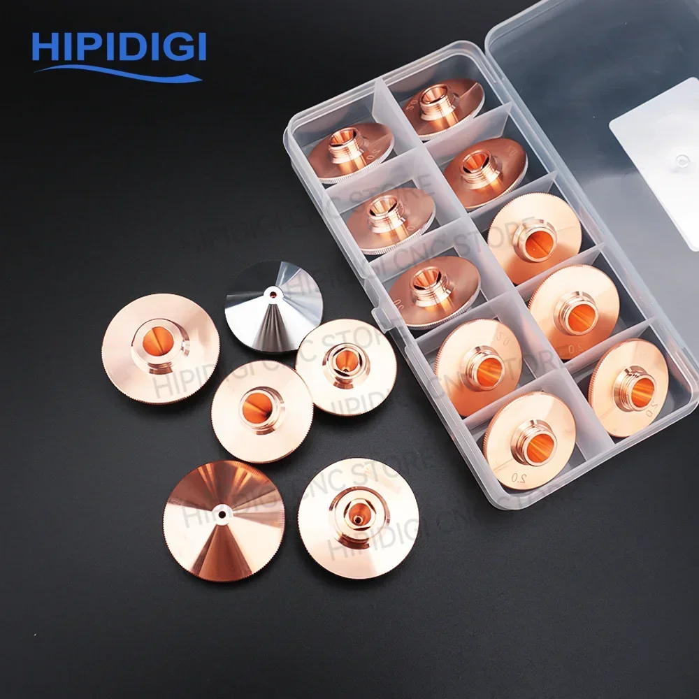 5/10Pcs Fiber Laser Cutting Nozzle Flat Cutting Nozzle D28 D32 Laser Nozzle for Raytools WSX Bodor HSG Han's Precitec Laser Head