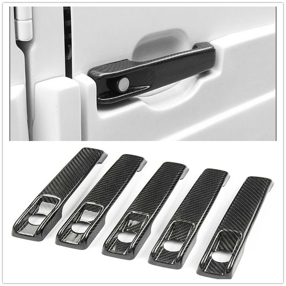 Pure Carbon Fiber Auto Outer Door Handle Cover for Mercedes Benz G Class W463 W464 G65 G55 G63 G500 G550 G350 2019-2020