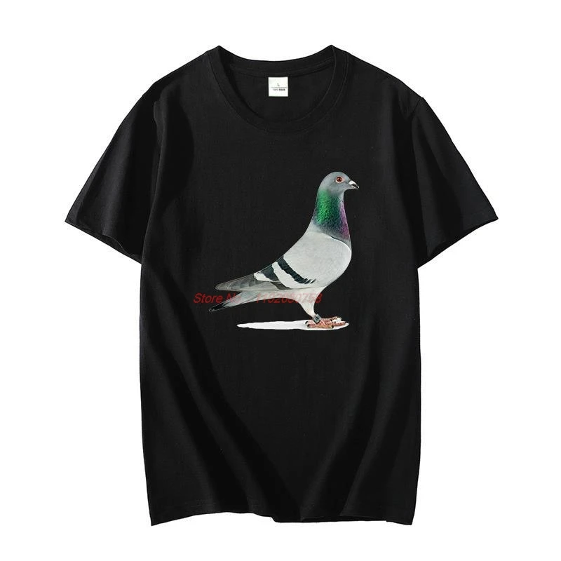 Summer Cotton T-shirt Bird Pigeon Animal graphic t shirts oversize t shirt for men short sleeve t-shirts Harajuku Men\'s clothing