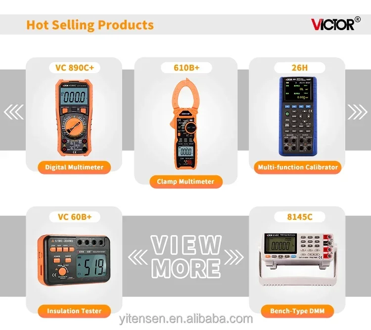 VICTOR New 2202S 2 Channel oscilloscope 200 MHz bandwidth sampling rate 1 GSa/s oscilloscope multimeter