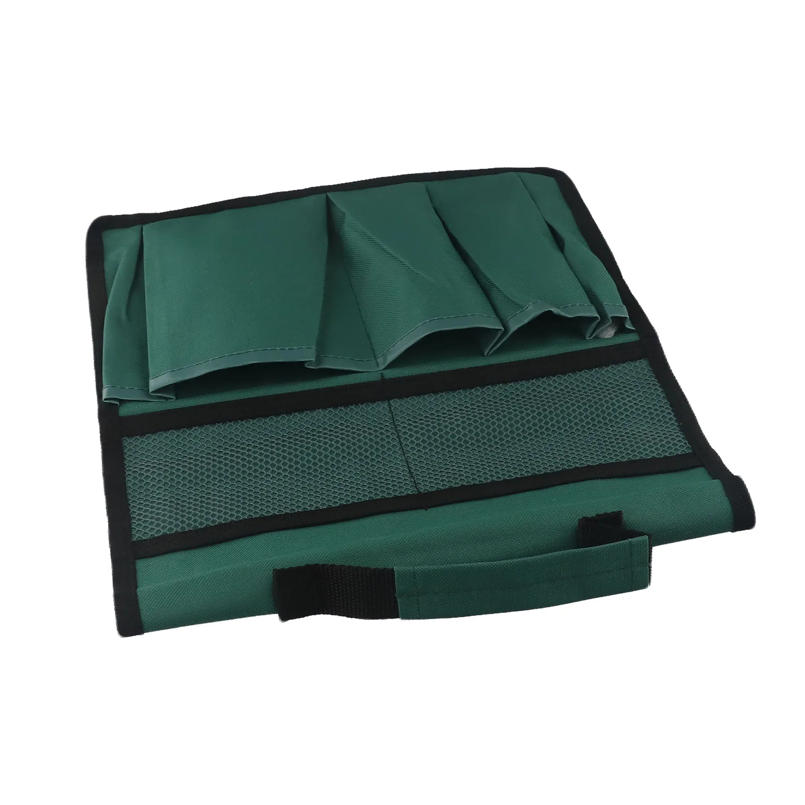 Portable Garden Tool Bag with For Seat Storage Oxford Cloth Construction Multiple Pockets for Tools and Supplies