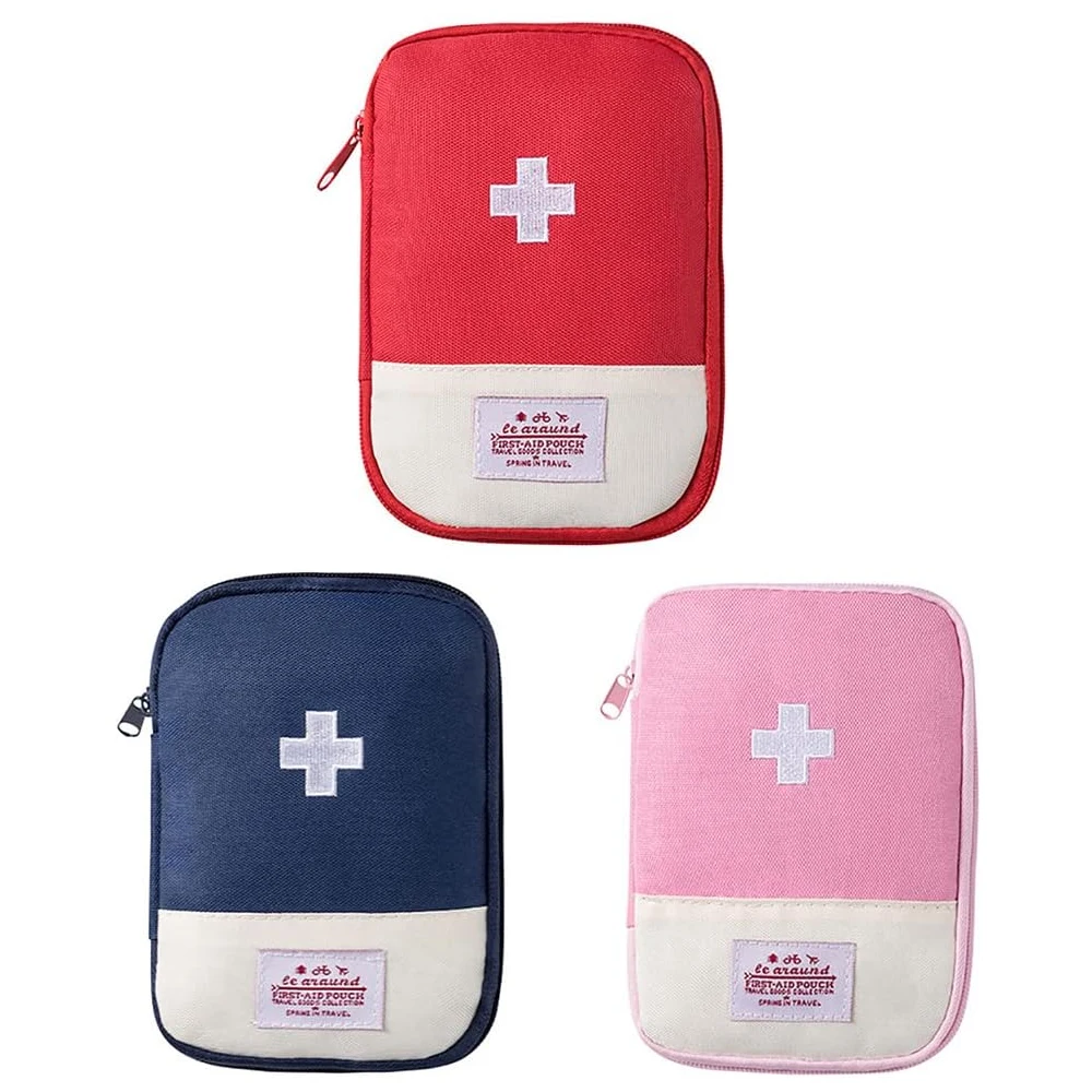 Portable Medicine Bag Cute Organizer Outdoor Household Medicine Pill Storage Bag Travel First Aid Kit Medical Emergency Kits