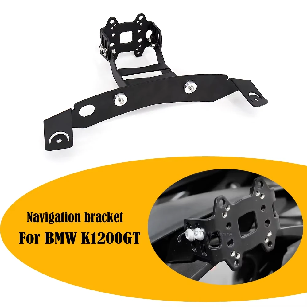 

For BMW K1200GT K 1200 GT 2006- New Motorcycle windshield Stand Holder Phone Mobile Phone GPS Navigation Plate Bracket K1300GT