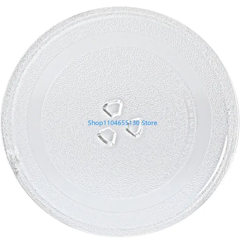 Microwave Glass Turntable Plate Y Base 24.5cm Heat Resistant Replacement Tray Suitable for Stability